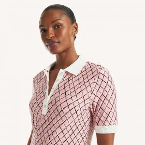 Женская футболка-поло Nautica с принтом Nautica, Watermelon Heather Hb439