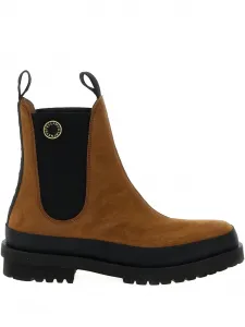 Замшевые челси STELLA MCCARTNEY, коричневый