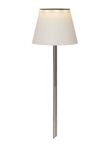 STAR Trading Садовый светильник на солнечных батареях со светодиодной подсветкой "Солини" серебристо-белого цвета