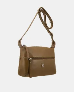 Сумка через плечо с тремя внешними отделениями El Potro, песочный