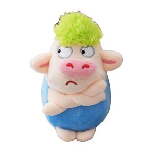 Плюшевый кулон Pulling Pig Dolls высотой 12 см Sweet pillow house, синий