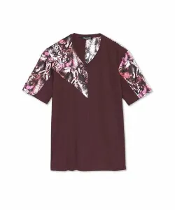 Футболка с принтом "Торнадо Март" Tornado Mart, цвет Bordeaux