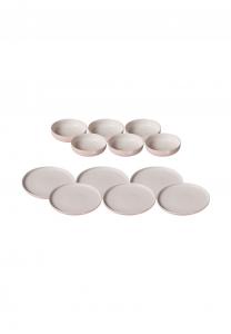 Набор тарелок и мисок Ritzenhoff & Breker Jasper, 12 штук, розовый