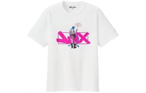 Футболка X League Of Legends Co-branded Series унисекс белая Uniqlo, белый