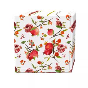 Набор салфеток, 100 % полиэстер, набор из 4 шт., 18x18 дюймов, Гранатовый рай