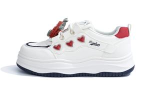 Нескользящие, легкие, увеличивающие рост, низкие женские кроссовки RENBEN, Red Blue