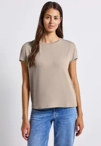 Футболка с принтом mit detail Street One, Beige