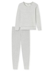 Пижама SCHIESSER Casual Essentials, светло-серый