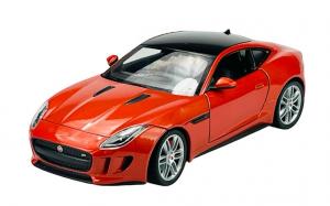 Welly Jaguar F-Type Coupe Orange 1:24 Новая металлическая модель автомобиля