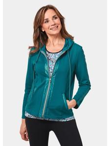 Куртка GOLDNER Freizeitjacke mit Kapuze, цвет dunkeltürkis