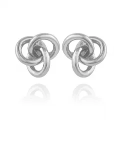 Женская серьга-узелок T Tahari, silver
