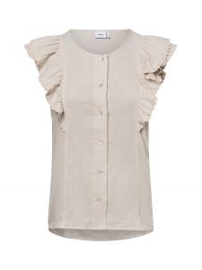 Блуза NÜMPH Yngva, бежевый