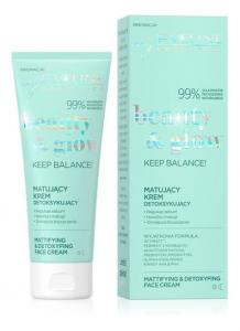 Матирующий и детоксицирующий крем 75мл Eveline Cosmetics Beauty&Glow