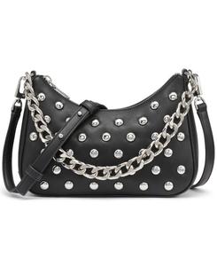 Женская маленькая сумка через плечо Jenna Demi DKNY, Black/silver
