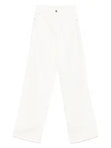 Джинсы с нашивкой-логотипом Ermanno Scervino, белый