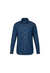 Рубашка BOSTON PARK LANGARM BOSTON PARK, синий деним