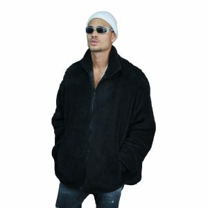 Толстовка Megaman Plüsch Zipper Pullover, черный