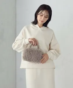 Бостонская сумка с двусторонним искусственным мехом Mono Comme Ca, цвет Mocha Beige