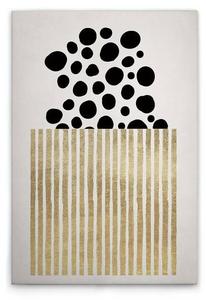 Картина на холсте A.S. Création Golden Popcorn цвет cremegoldschwarz