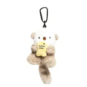 Плюшевый кулон коала с рыбкой высота 12см Whoops, светлый хаки