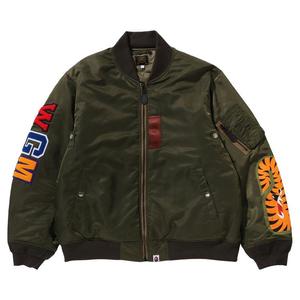 Куртка BAPE Shark MA-1 Jacket, Olive Drab