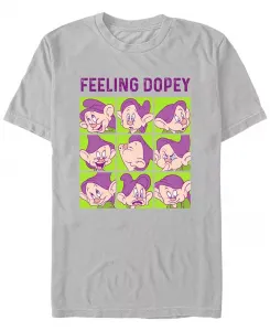 Мужская футболка с коротким рукавом Feeling Dopey Fifth Sun, серебряный