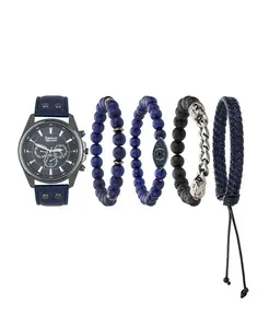 Мужские часы Quartz Navy с полиуретановым ремешком, 46.5 мм American Exchange