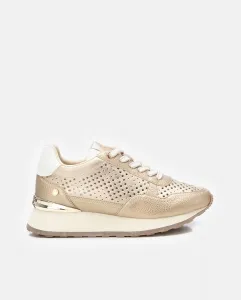 Женские кроссовки на шнуровке Xti, золото