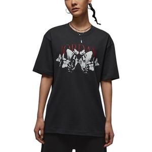 Jordan Футболка с рукавом дроп-шилоу женская gray black