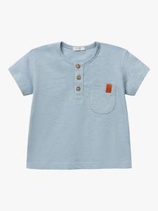 Детская хлопковая льняная майка с короткими рукавами Benetton, Sugar Paper