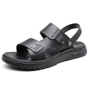 EGCHI Пляжные сандалии мужские черные, цвет Black