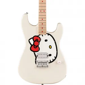 Электрогитара Squier x Hello Kitty Stratocaster - белая