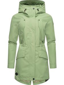 Плащ Ragwear Begonia, светло-зеленый