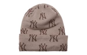 New Era Акриловая вязаная шапка унисекс цвета хаки, Khaki