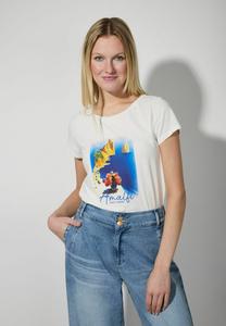 Футболка с принтом More & More, молочный