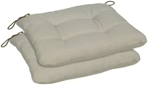 Подушка для сиденья GO-DE "Carina", набор из 2 шт., 38x38 см 38х38 см, бежевый