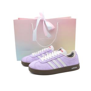 Adidas Neo Вл Корт Классик Лайтвейт Лоу Топ скейтборд обувь унисекс фиолетовый, цвет Purple