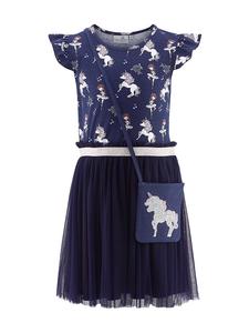 Платье happy girls by Eisend, темно-синий