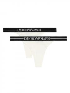 Emporio Armani Трусы 2er Pack Thong in Creme