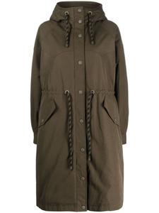 Woolrich парка с кулиской, зеленый