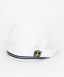 Матросская шляпа с нашивкой в виде якоря