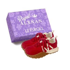 Alxnan Кроссовки женские Low Top Casual Shoes красные Box, цвет Red Box