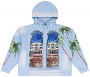 Толстовка с капюшоном Who Decides War POTN, синяя