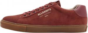 Мужские низкие кеды AllSaints Undgrnd Sude, Winehouse Red