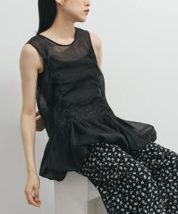 Топ без рукавов с завязками