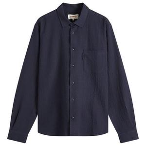 Рубашка Curtis из сирсакера Ymc, синий