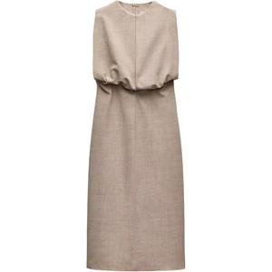 ZARA ZW Series платье без рукавов женское yellow