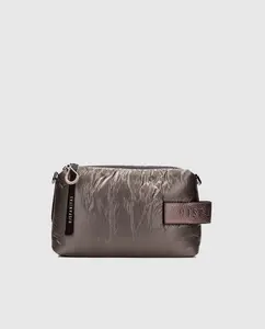 Женская квадратная сумка-хобо на молнии Hispanitas, серый