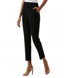 Удобные брюки для невысоких девушек, которые легко надеваются Rafaella, Black