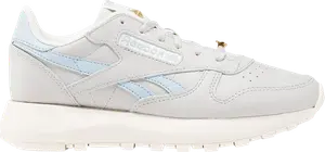 Кроссовки Wmns Classic Leather SP 'Steely Fog Gable Grey', серый